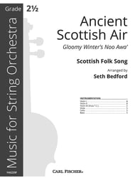 Ancient Scottish Air Orchestra Scores/Parts sheet music cover